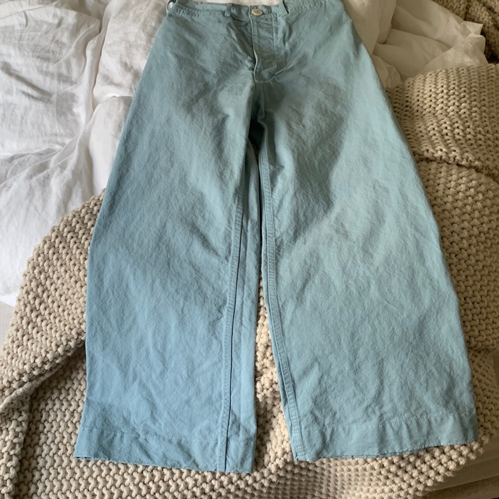 Baby Blue Jesse Kamm Sailor Pants
